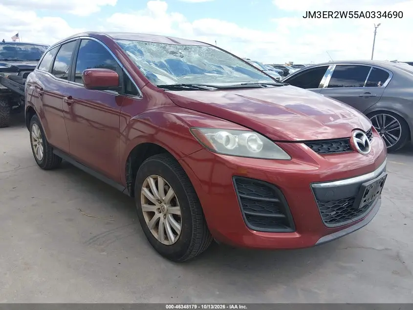 MAZDA CX-7 2010, VIN JM3ER2W55A0334690