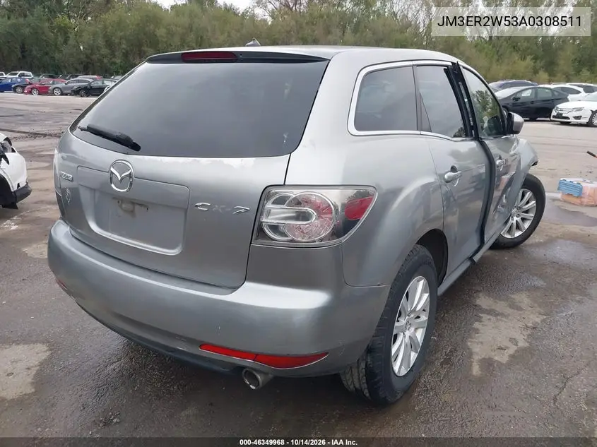2010 MAZDA CX-7 VIN JM3ER2W53A0308511 — фото 4