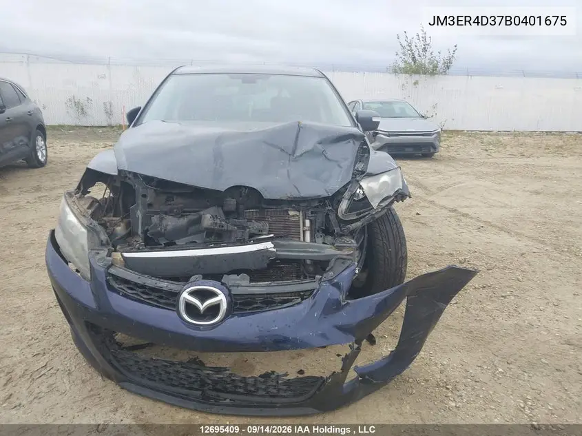 2011 MAZDA CX-7 VIN JM3ER4D37B0401675 — фото 12