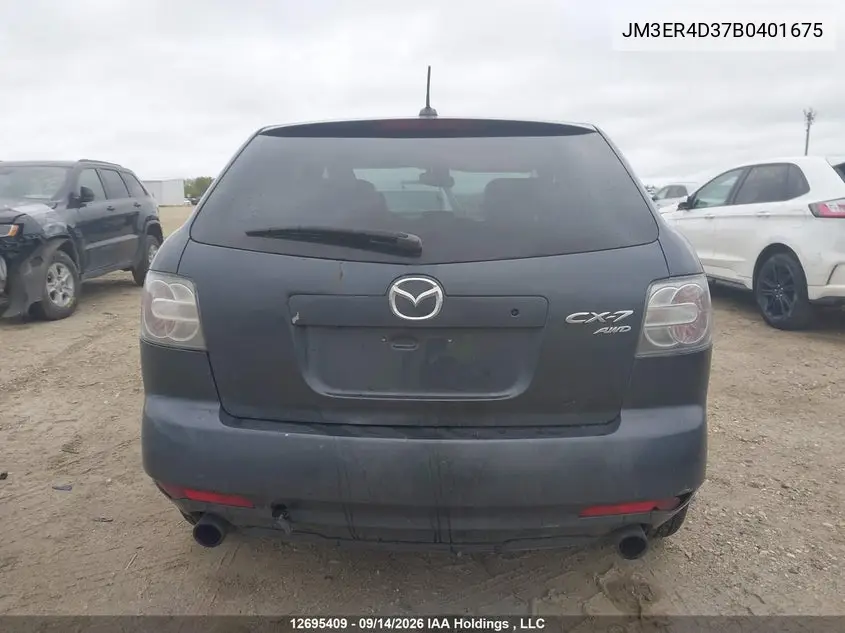2011 MAZDA CX-7 VIN JM3ER4D37B0401675 — фото 16