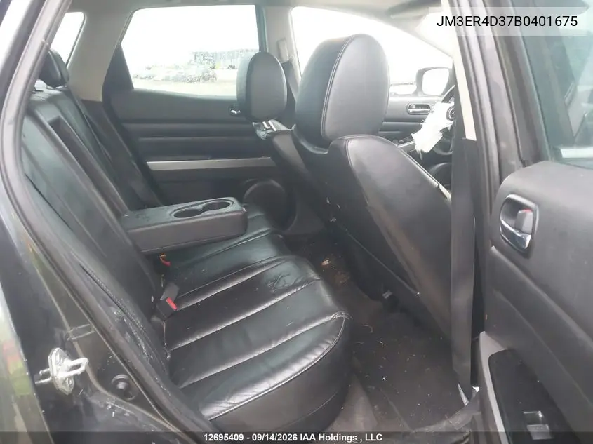 2011 MAZDA CX-7 VIN JM3ER4D37B0401675 — фото 8