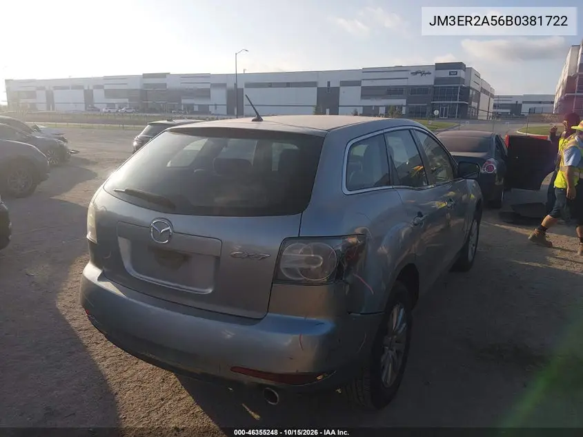 2011 MAZDA CX-7 VIN JM3ER2A56B0381722 — фото 4