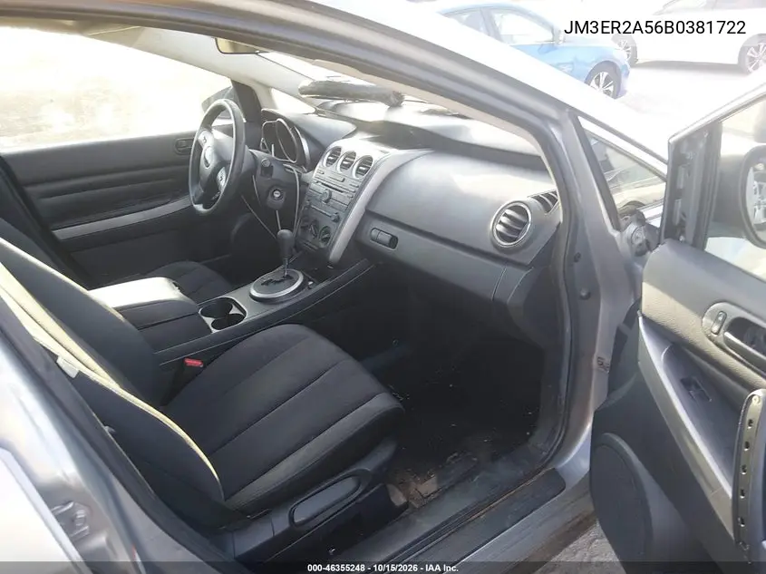 2011 MAZDA CX-7 VIN JM3ER2A56B0381722 — фото 5