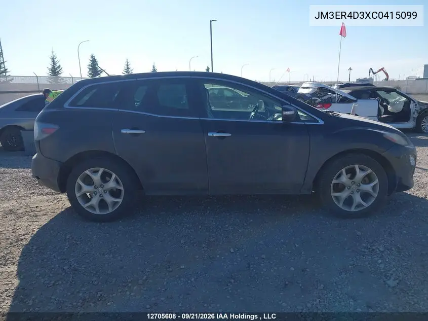 2012 MAZDA CX-7 VIN JM3ER4D3XC0415099 — фото 13