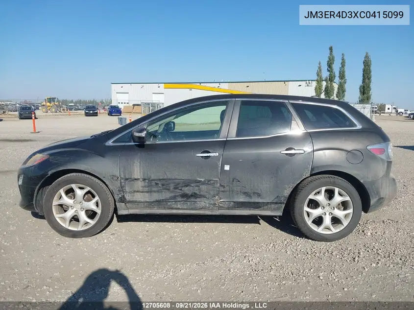 2012 MAZDA CX-7 VIN JM3ER4D3XC0415099 — фото 14