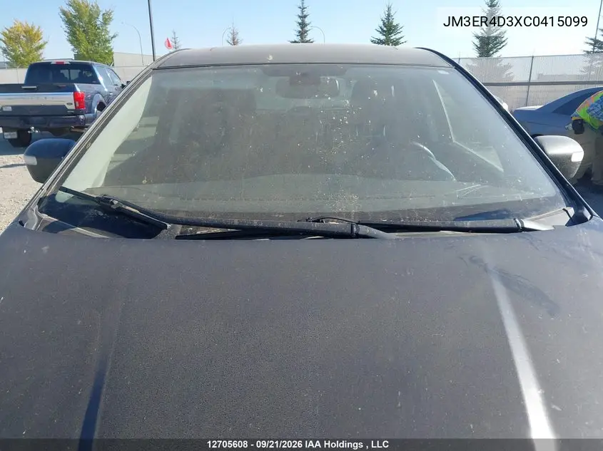 2012 MAZDA CX-7 VIN JM3ER4D3XC0415099 — фото 17