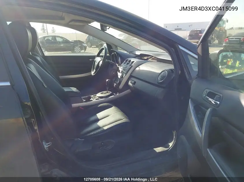 2012 MAZDA CX-7 VIN JM3ER4D3XC0415099 — фото 5