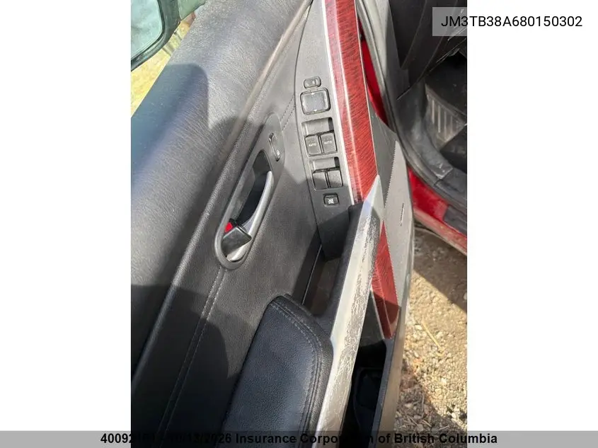 2008 MAZDA CX-9 VIN JM3TB38A680150302 — фото 8