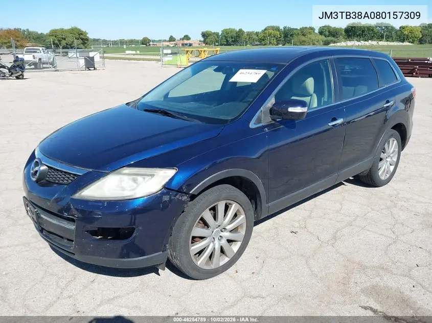 2008 MAZDA CX-9 VIN JM3TB38A080157309 — фото 2