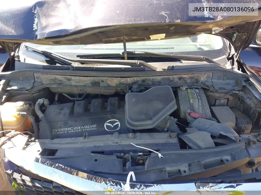 2008 MAZDA CX-9 VIN JM3TB28A080136096 — фото 10