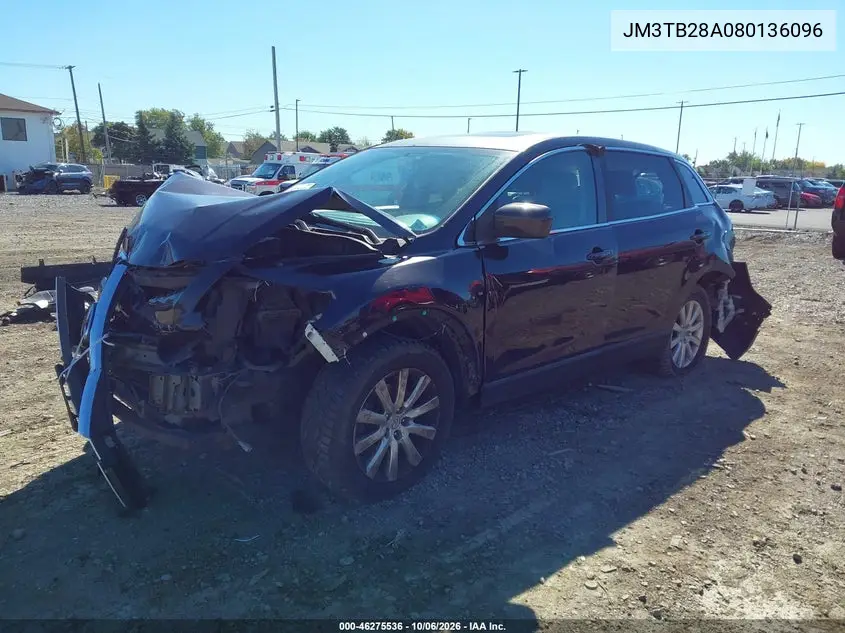 2008 MAZDA CX-9 VIN JM3TB28A080136096 — фото 2