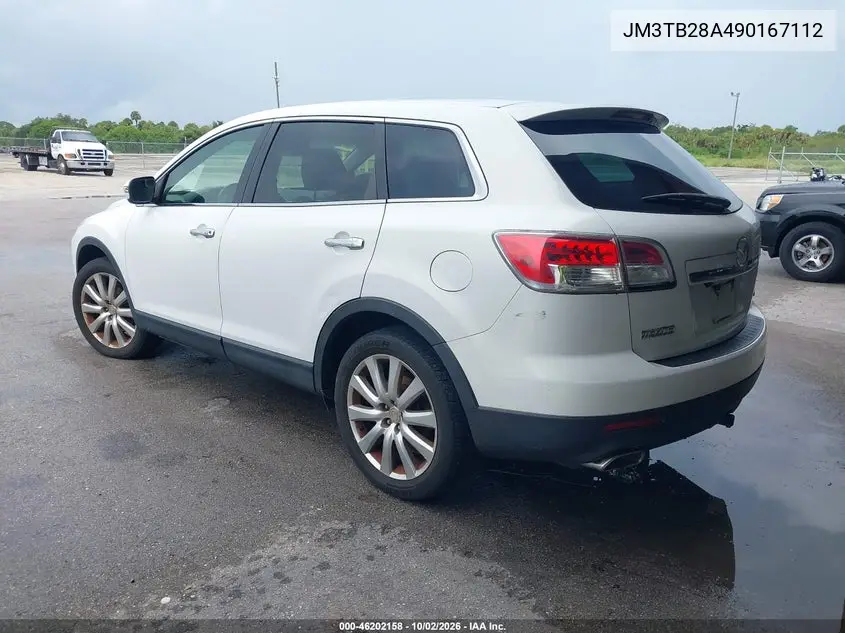 2009 MAZDA CX-9 VIN JM3TB28A490167112 — фото 3