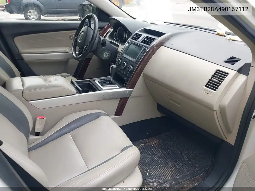 2009 MAZDA CX-9 VIN JM3TB28A490167112 — фото 5