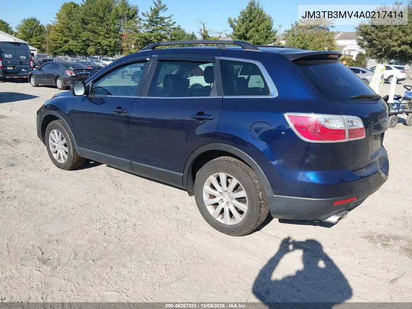 2010 MAZDA CX-9 VIN JM3TB3MV4A0217414 — фото 3