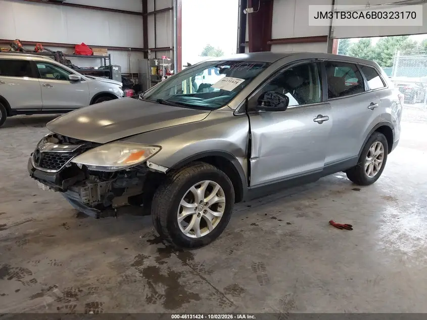2011 MAZDA CX-9 VIN JM3TB3CA6B0323170 — фото 2
