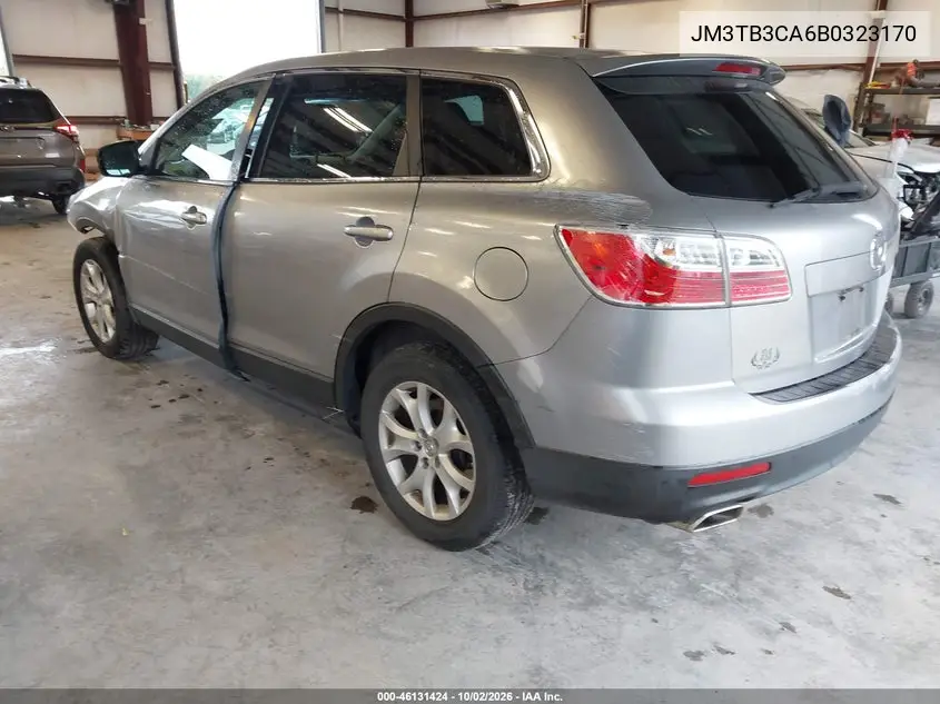 2011 MAZDA CX-9 VIN JM3TB3CA6B0323170 — фото 3
