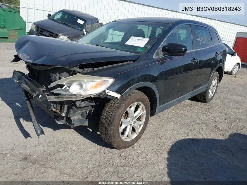 2011 MAZDA CX-9 VIN JM3TB3CV0B0318243 — фото 2