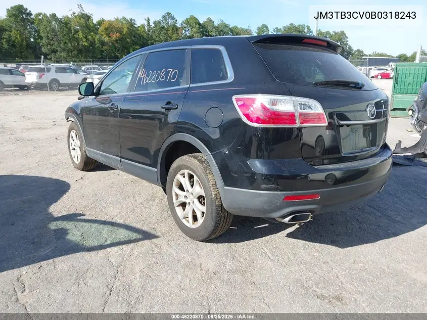 2011 MAZDA CX-9 VIN JM3TB3CV0B0318243 — фото 3