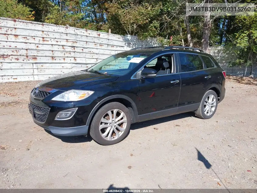 2011 MAZDA CX-9 VIN JM3TB3DV9B0315260 — фото 2