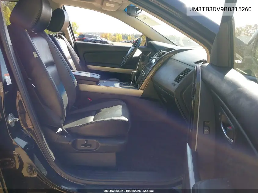 2011 MAZDA CX-9 VIN JM3TB3DV9B0315260 — фото 5