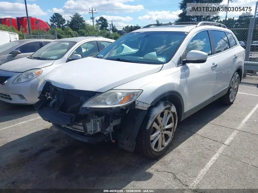 2011 MAZDA CX-9 VIN JM3TB2DA3B0305475 — фото 2