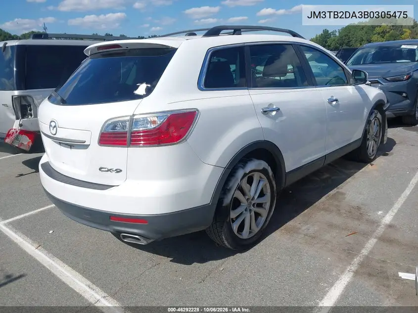 2011 MAZDA CX-9 VIN JM3TB2DA3B0305475 — фото 4