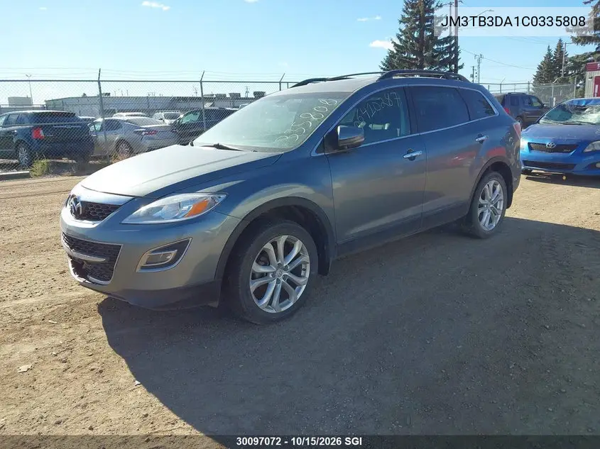 2012 MAZDA CX-9 VIN JM3TB3DA1C0335808 — фото 2