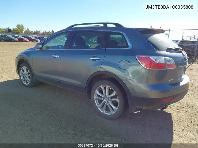 2012 MAZDA CX-9 VIN JM3TB3DA1C0335808 — фото 3