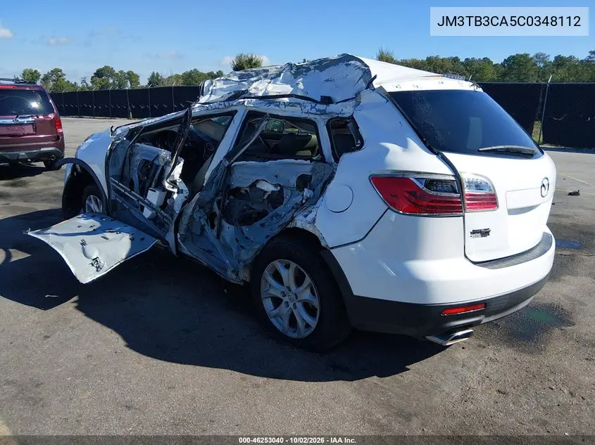 MAZDA CX-9 2012, VIN JM3TB3CA5C0348112