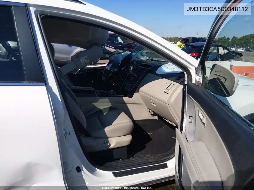 2012 MAZDA CX-9 VIN JM3TB3CA5C0348112 — фото 5