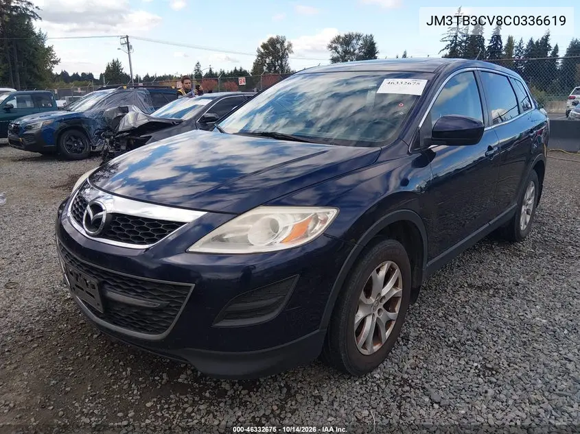 2012 MAZDA CX-9 VIN JM3TB3CV8C0336619 — фото 2