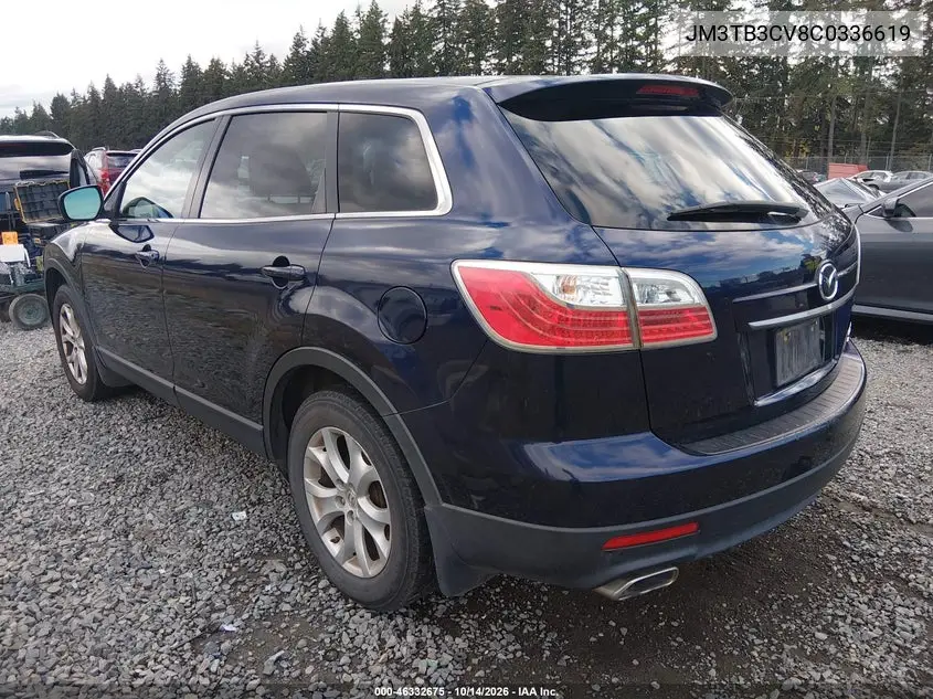 2012 MAZDA CX-9 VIN JM3TB3CV8C0336619 — фото 3