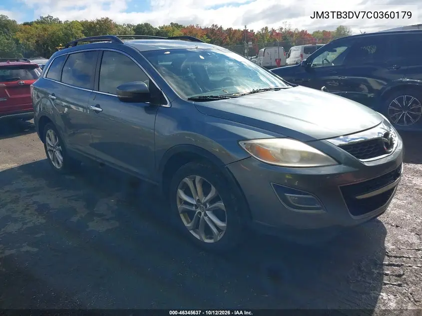 MAZDA CX-9 2012, VIN JM3TB3DV7C0360179