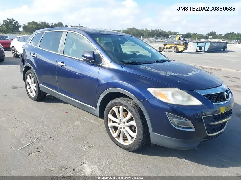 MAZDA CX-9 2012, VIN JM3TB2DA2C0350635