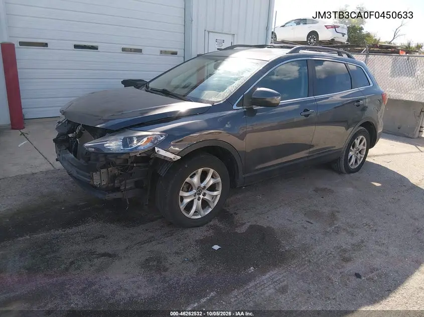 2015 MAZDA CX-9 VIN JM3TB3CA0F0450633 — фото 2