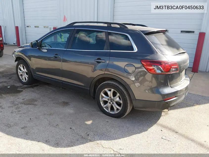 2015 MAZDA CX-9 VIN JM3TB3CA0F0450633 — фото 3