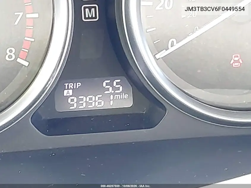 2015 MAZDA CX-9 VIN JM3TB3CV6F0449554 — фото 7