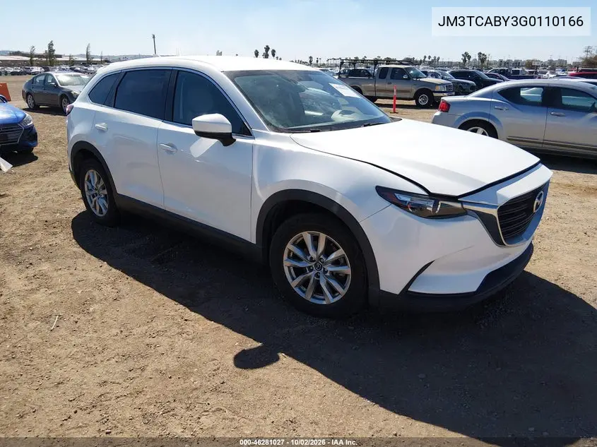 MAZDA CX-9 2016, VIN JM3TCABY3G0110166