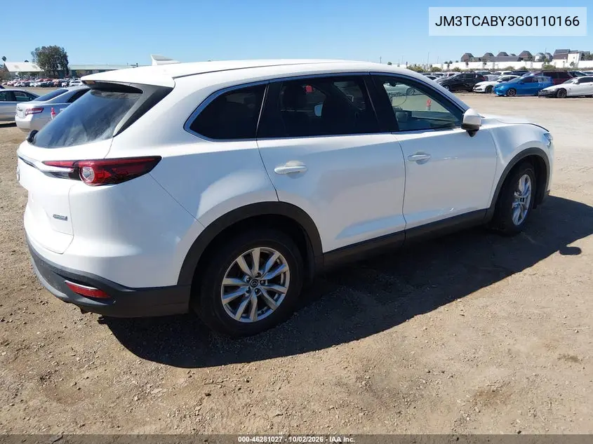 2016 MAZDA CX-9 VIN JM3TCABY3G0110166 — фото 4