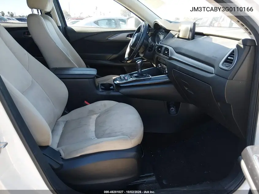 2016 MAZDA CX-9 VIN JM3TCABY3G0110166 — фото 5