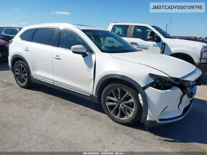 MAZDA CX-9 2016, VIN JM3TCADY0G0109795