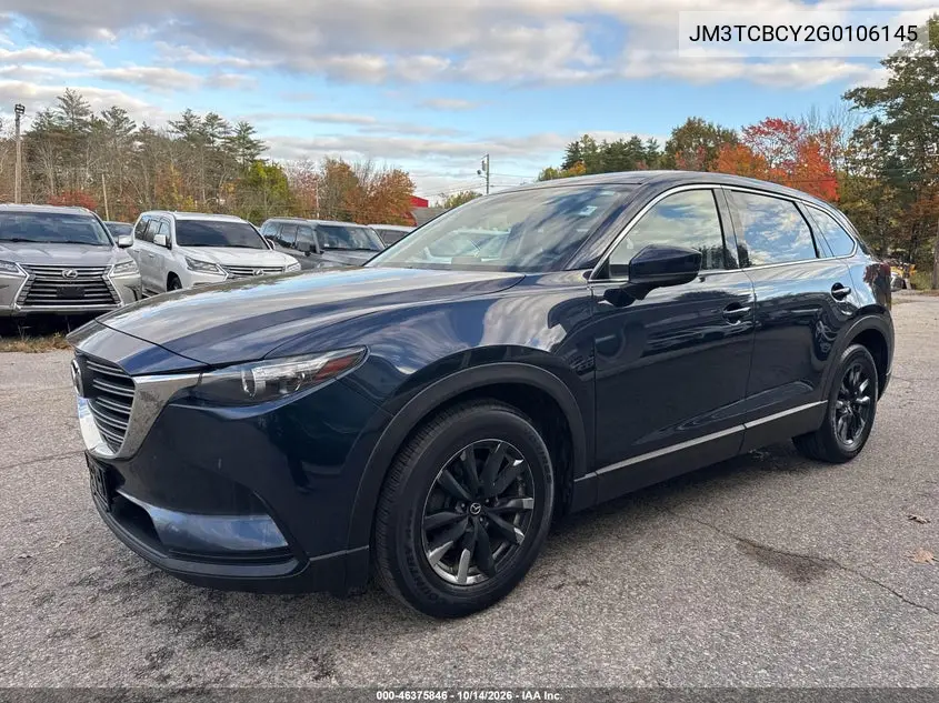 2016 MAZDA CX-9 VIN JM3TCBCY2G0106145 — фото 2