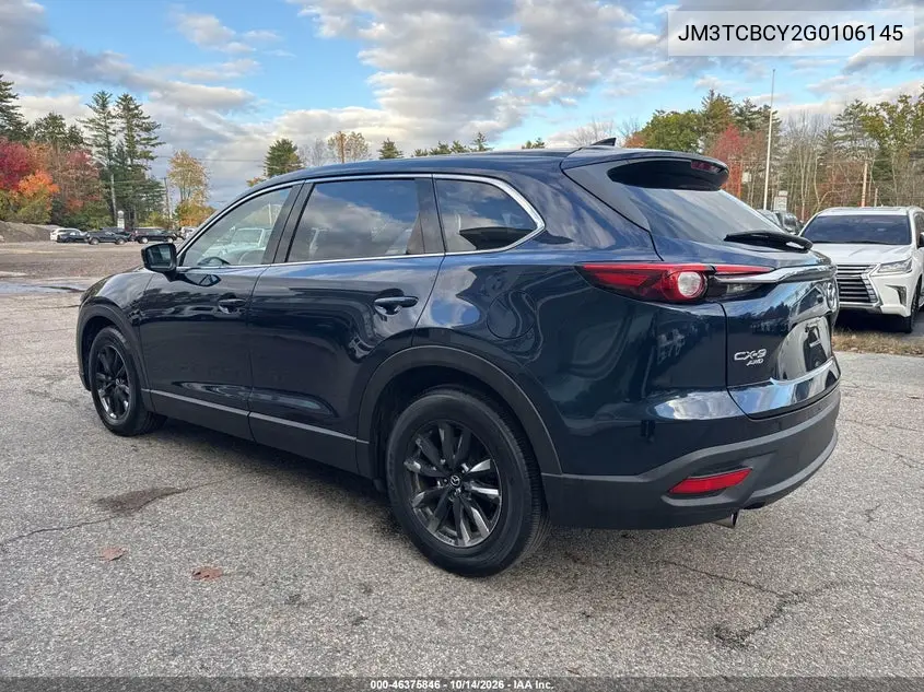 2016 MAZDA CX-9 VIN JM3TCBCY2G0106145 — фото 3
