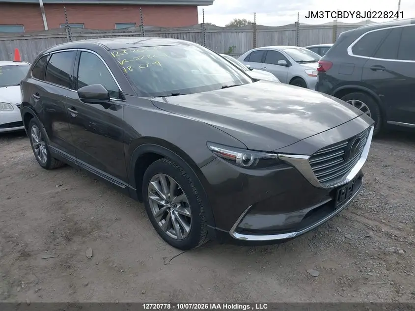 MAZDA CX-9 2018, VIN JM3TCBDY8J0228241