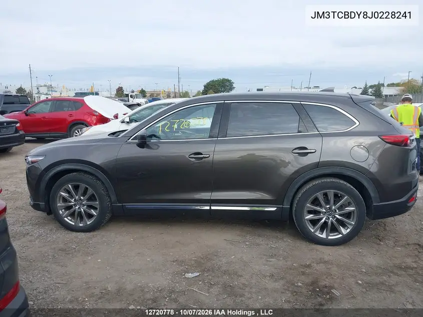 2018 MAZDA CX-9 VIN JM3TCBDY8J0228241 — фото 14