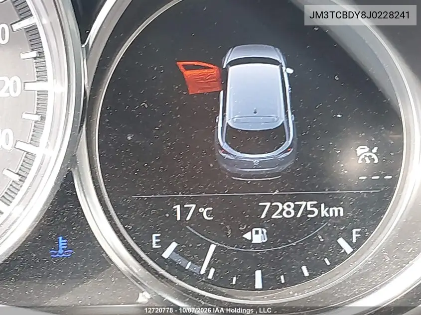 2018 MAZDA CX-9 VIN JM3TCBDY8J0228241 — фото 15