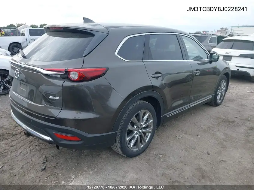 2018 MAZDA CX-9 VIN JM3TCBDY8J0228241 — фото 4