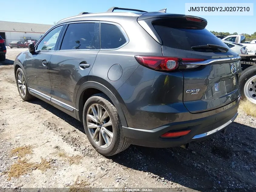 2018 MAZDA CX-9 VIN JM3TCBDY2J0207210 — фото 3
