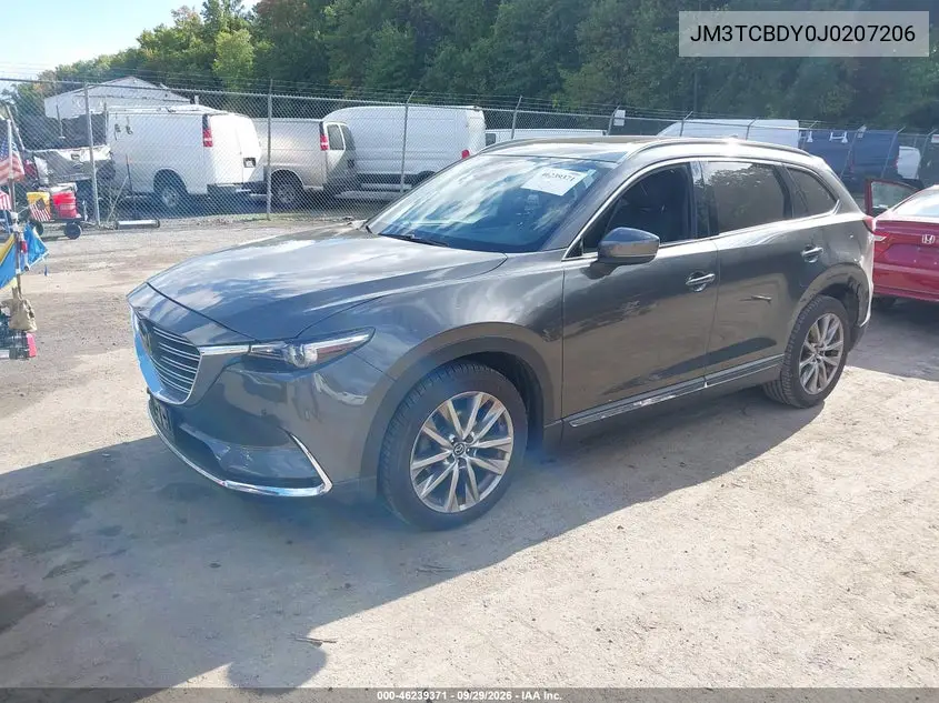 2018 MAZDA CX-9 VIN JM3TCBDY0J0207206 — фото 2