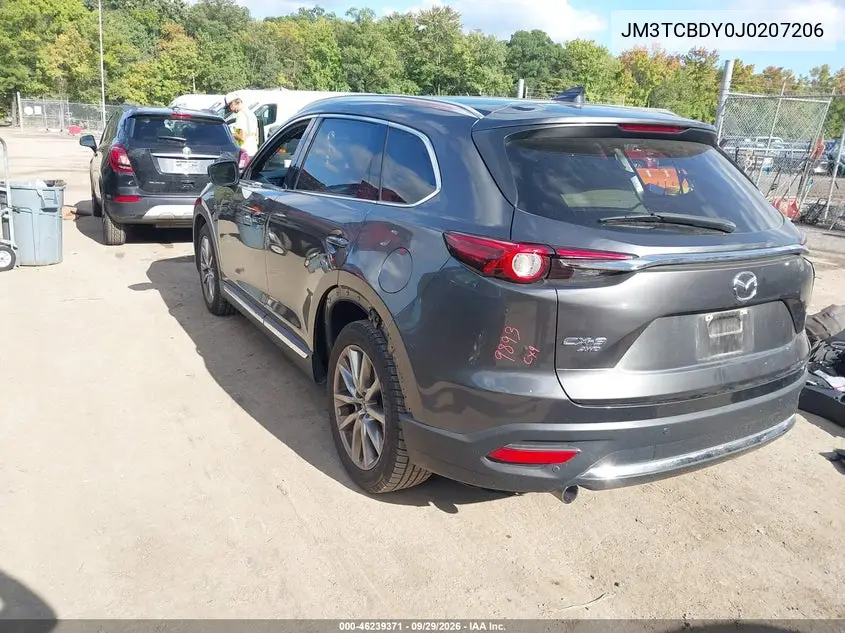 2018 MAZDA CX-9 VIN JM3TCBDY0J0207206 — фото 3